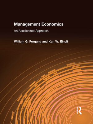 cover image of Management Economics